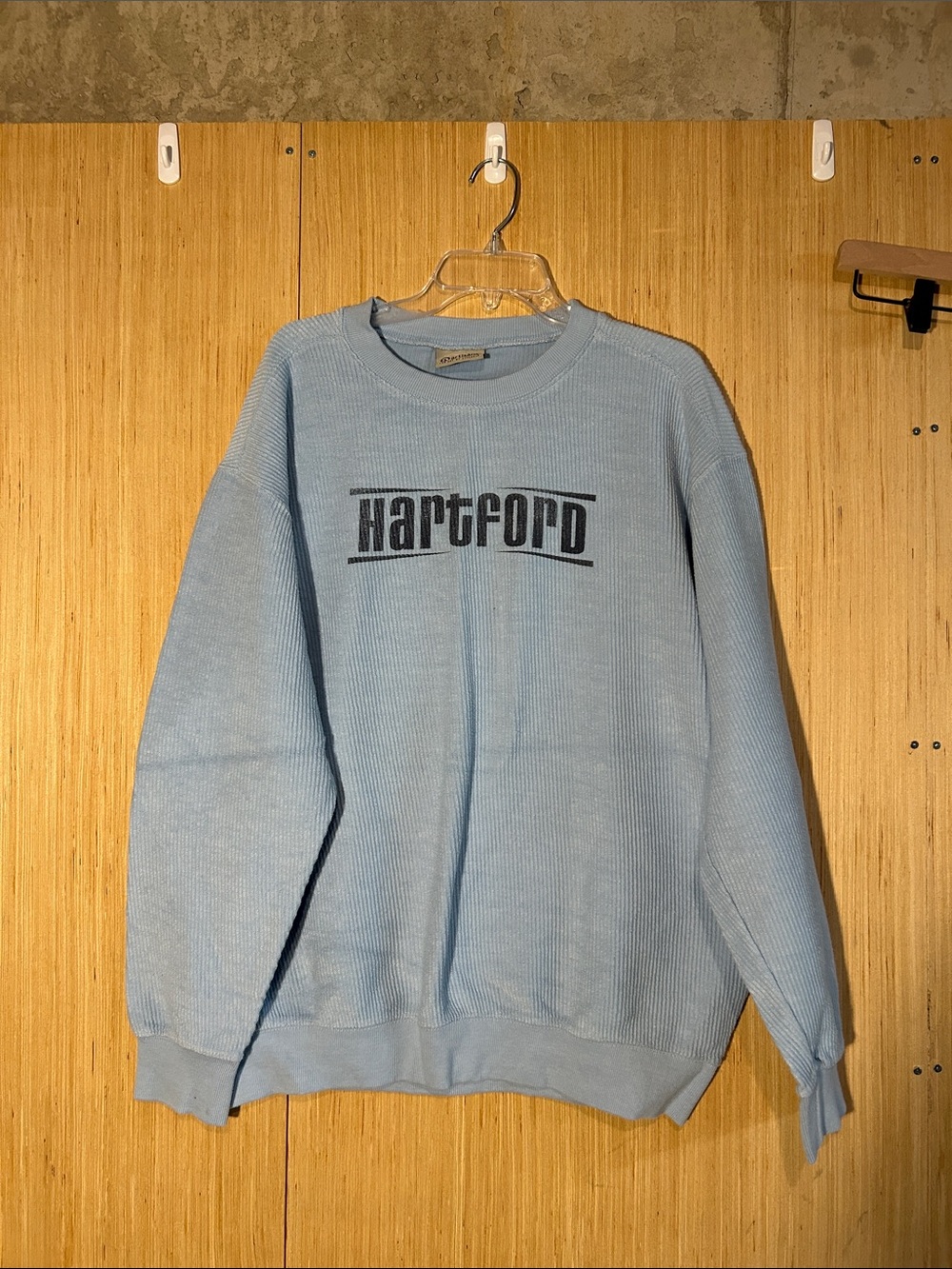 Hartford Sky Blue Crewneck Sweatshirt with Logo